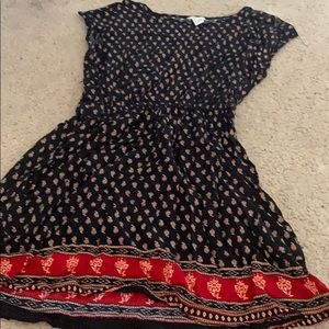 cute print skater dress